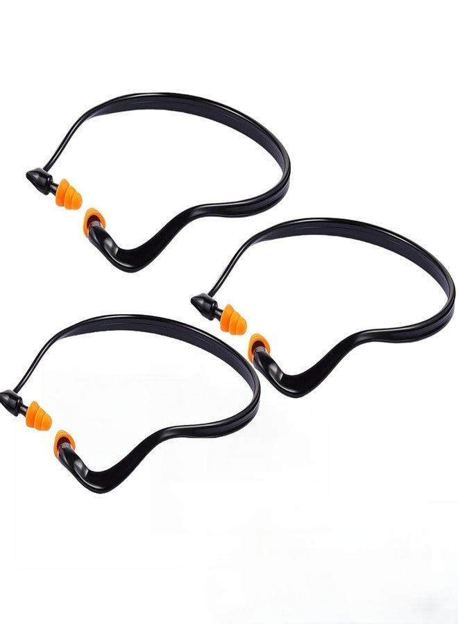 RyanDesign 3-Pack Banded Earplugs for Shooting, 29dB NRR Noise Cancelling for Sleep/Work/Concerts - Reusable Silicone Ear Plugs for Hearing Protection, Swimming & Construction (Lightweight, Non-Slip Design) - Image 1